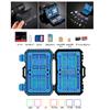 Memory Card Case 4CF + 8SD + 9TF + 1Card PIN + 1Standard SIM + 2Micro-SIM + 2Nano-SIM Phone Card Storage Box