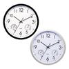 Outdoor Clock Garden Wall Station Clock Waterproof Clock with Thermometer Hygrometer for Home Bedroom School Living Room