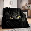 1Pc Dragon Yellow Eyes Blanket Soft And Comfortable Casual Warm Camping Travel Christmas Halloween Xmas Gift M928142