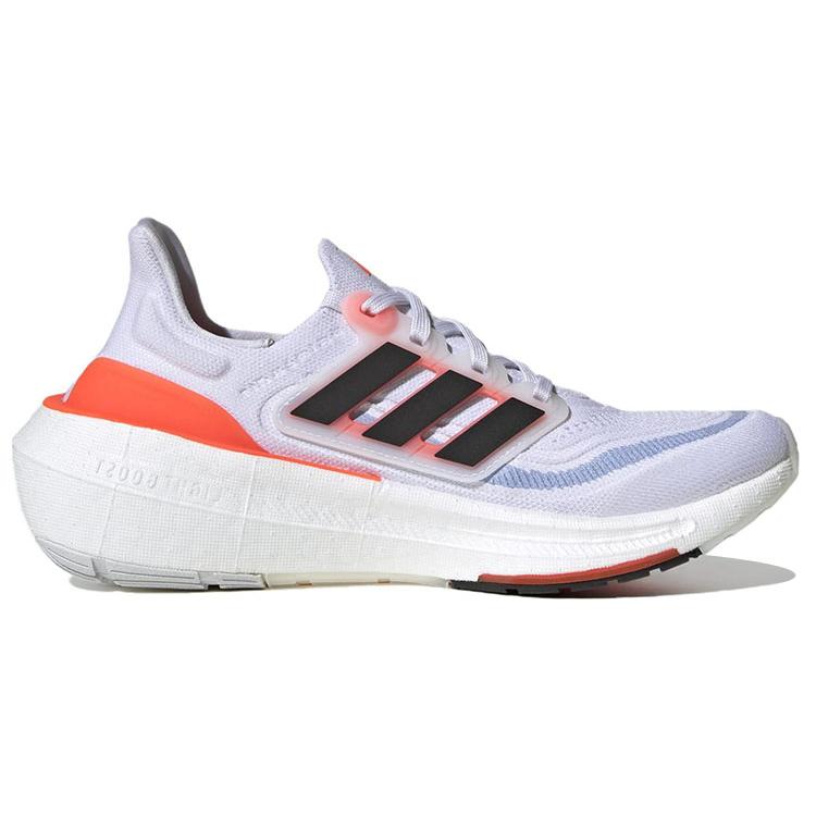 Новые женские Adidas Ultra Boost Light White Black Solar Red HQ6353