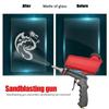 Портативный гравитационный пескоструйный пистолет 90 фунтов на квадратный дюйм, алюминиевый пневматический пескоструйный пистолет, пистолет-распылитель для удаления песка, пескоструйная машина