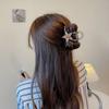 Блестящие заколки-крабы со стразами для женщин, заколки для волос в форме пентаграммы, заколка-ложка для задней части головы, аксессуары для волос для девочек, ювелирные изделия