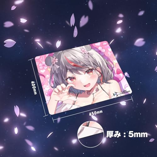 Игровой коврик для мыши NEXT Controller, модель Yumesaki Hippo, тканевая поверхность, большой, 450 x 400 x 5 мм