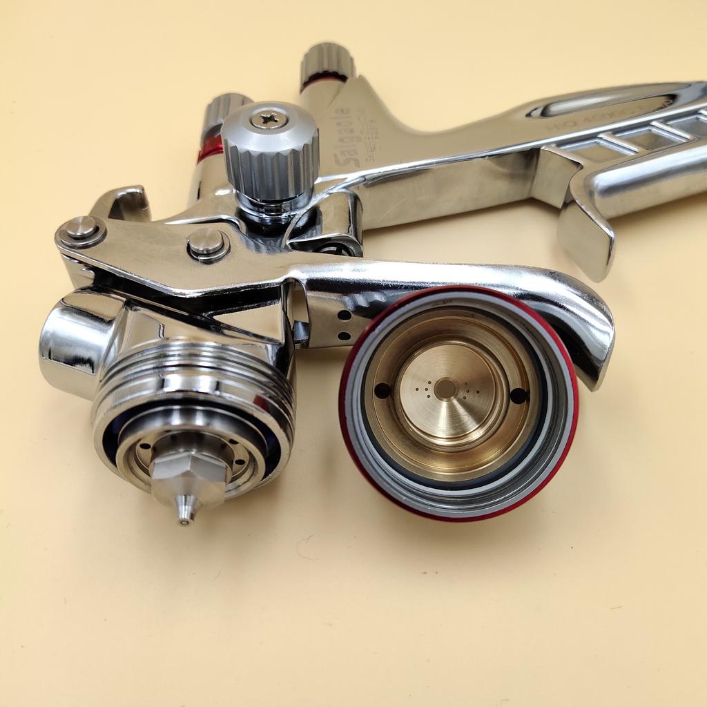 T40 Spray Gun With Adapter No Need Wash Can Change Pot Car Painting Sprayer Tool HVLP Airbrush Paint Tool