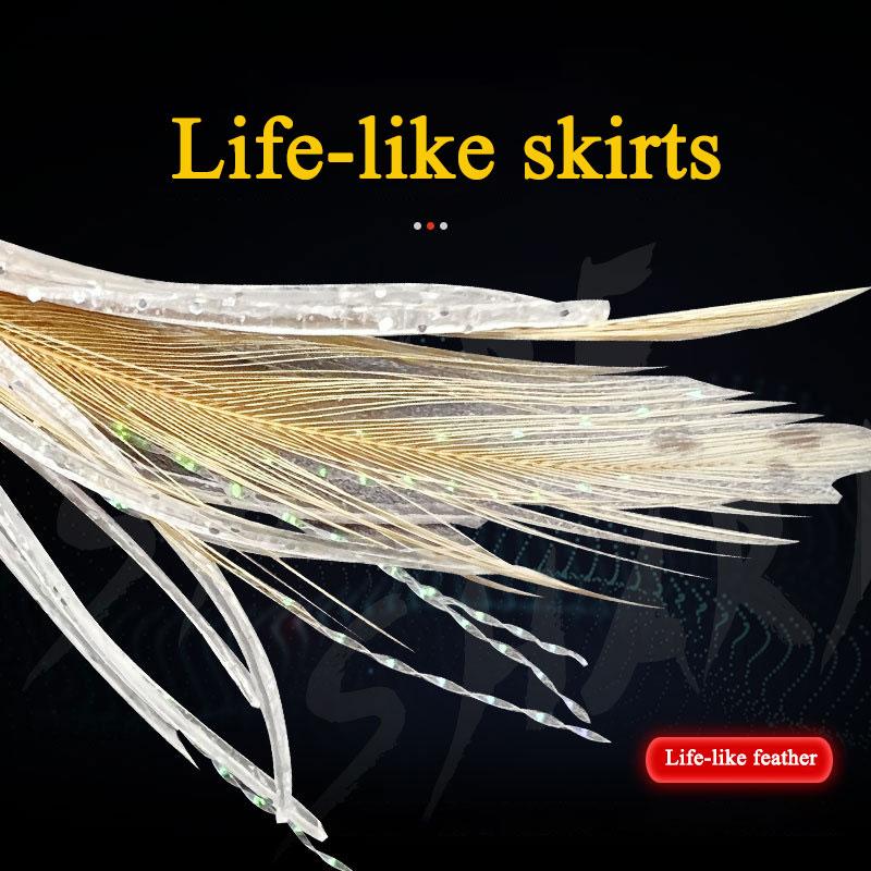 AS Cluster Soft Lure Bimoo Luminous Eel Sabiki Rigs String Hooks Lure Fishes Saury Squid Mackerel Scada Снасти для морской рыбалки