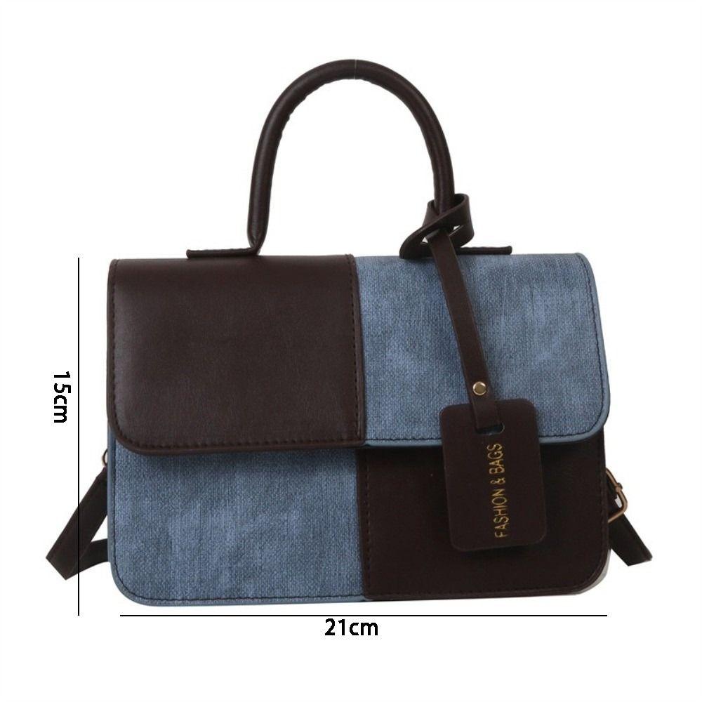 Durable PU Leather Crossbody Bag Versatile Casual Handbag Large Capacity Messenger Bags Women
