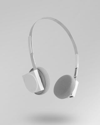 [km5] Легкие беспроводные наушники, примерно 103 г [Lightwear Headphones Hp1] Bluetooth, проводные, накладные, с шумоподавлением (белый)