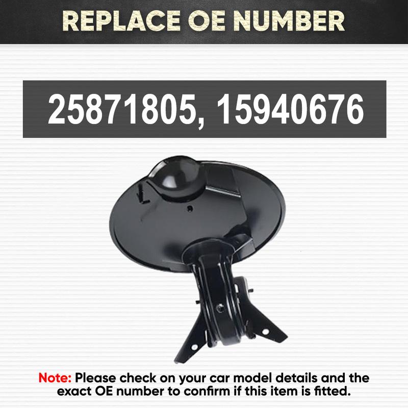 Black Fuel Gas Tank Filler Door Lid Cover Flap Cap for Chevrolet Silverado 1500 Pickup -2024 84745968 84126524