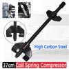 Черный пружинный компрессор для тяжелых условий эксплуатации, инструмент для разборки амортизатора, высокоуглеродистая сталь 37 см для мотоцикла, горного велосипеда