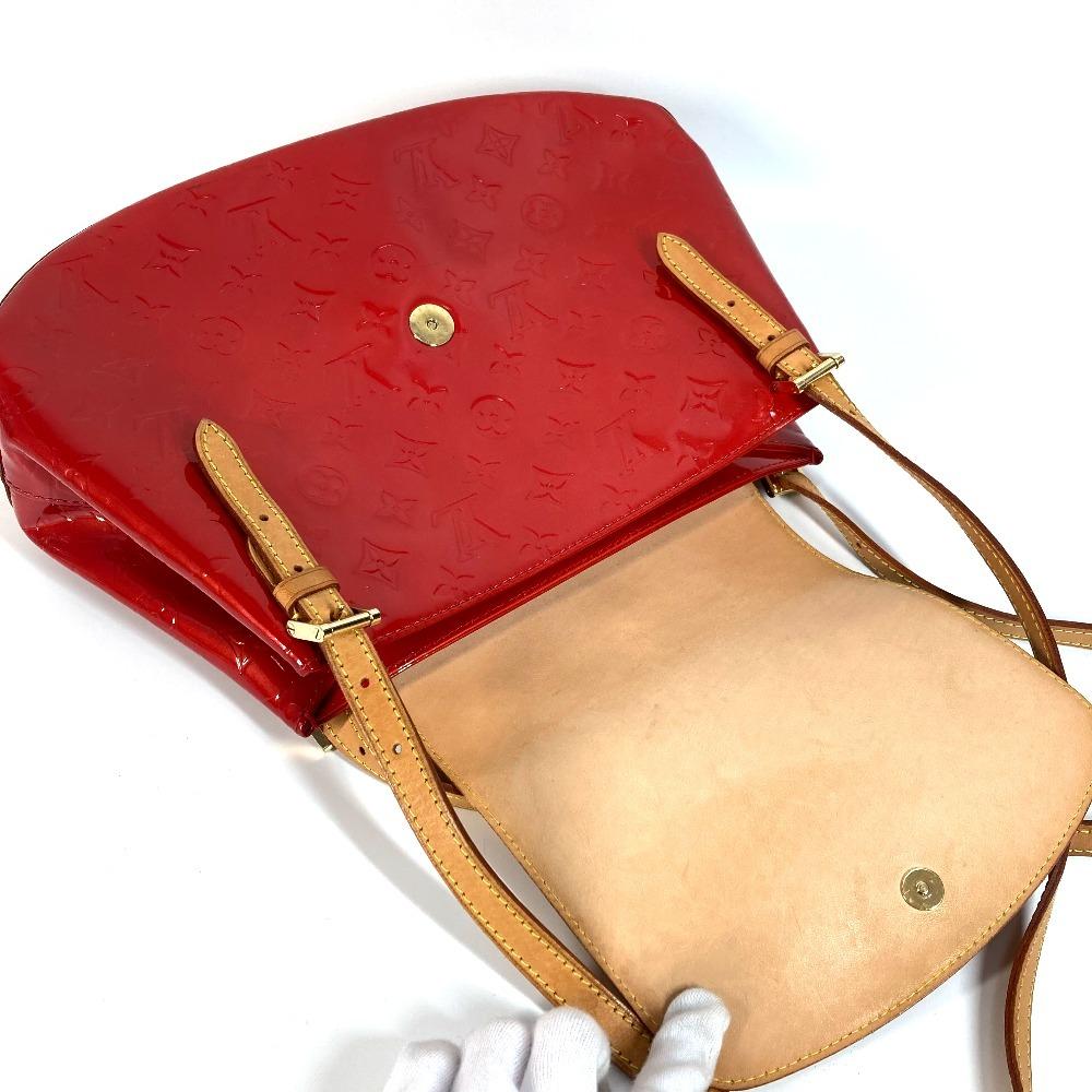 Louis Vuitton M91287 MonogramVernis Skein Bay GM Bag Flap Bag Shoulder Bag