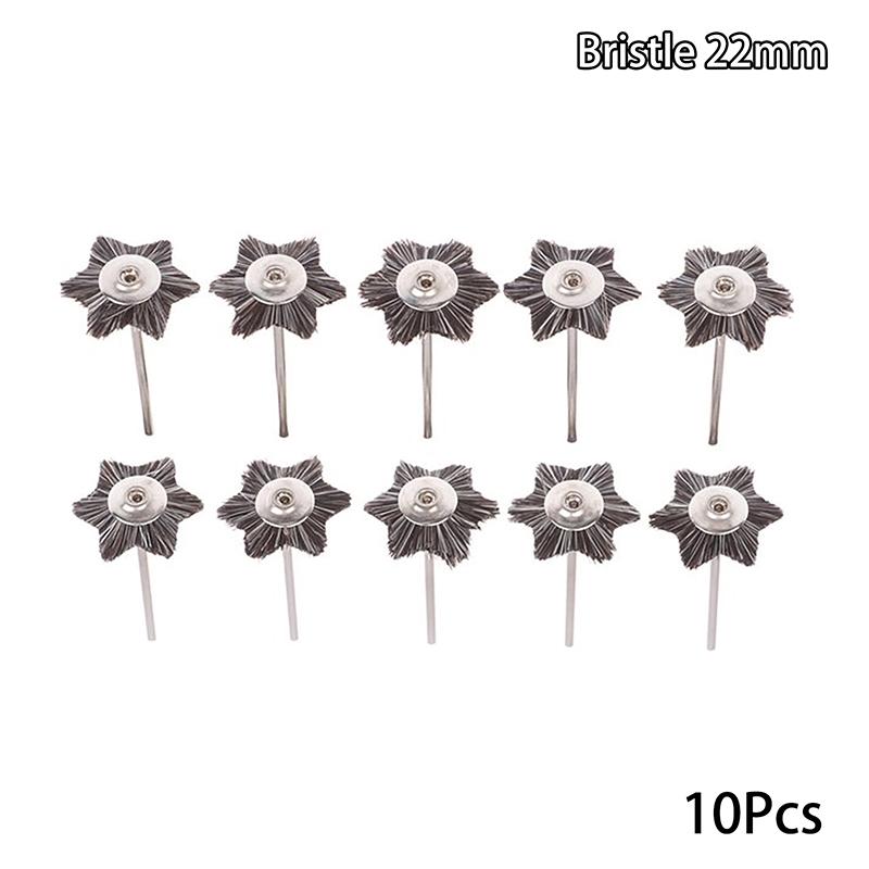 10 шт. Стоматологические высококачественные полировальные колеса-щетки для полировки, Стоматологическое лабораторное оборудование, Материалы и принадлежности