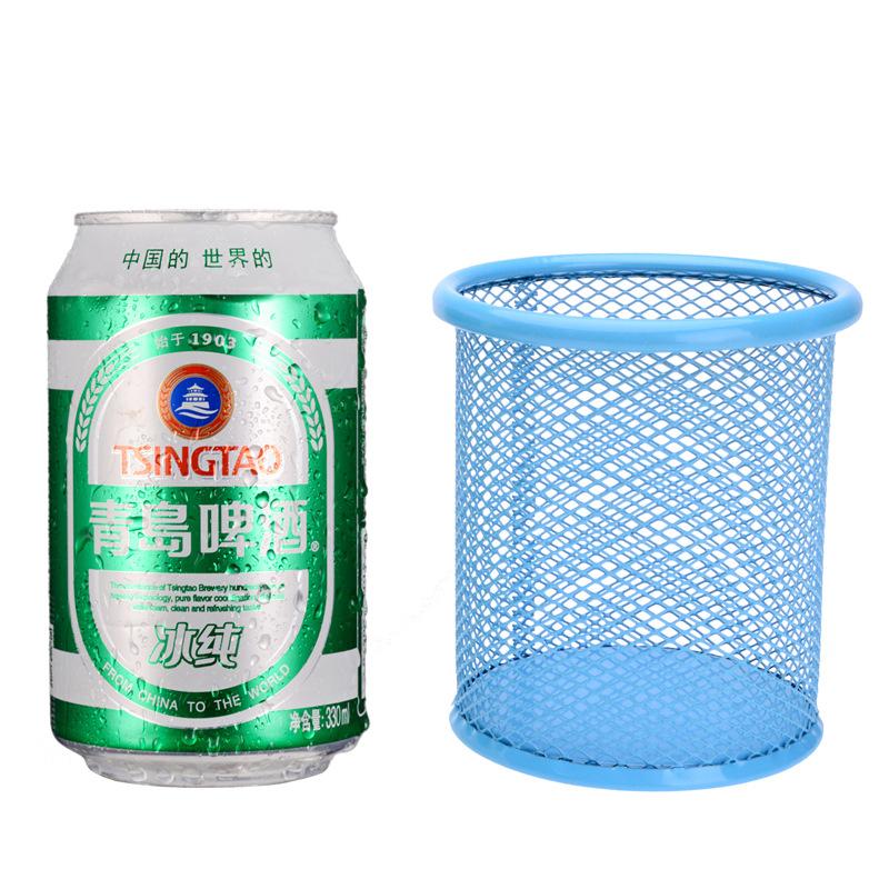 Цвет кованого железа круглая сетка металлический квадратный полый держатель для ручек студенческие канцелярские товары настольные офисные принадлежности хранение украшение