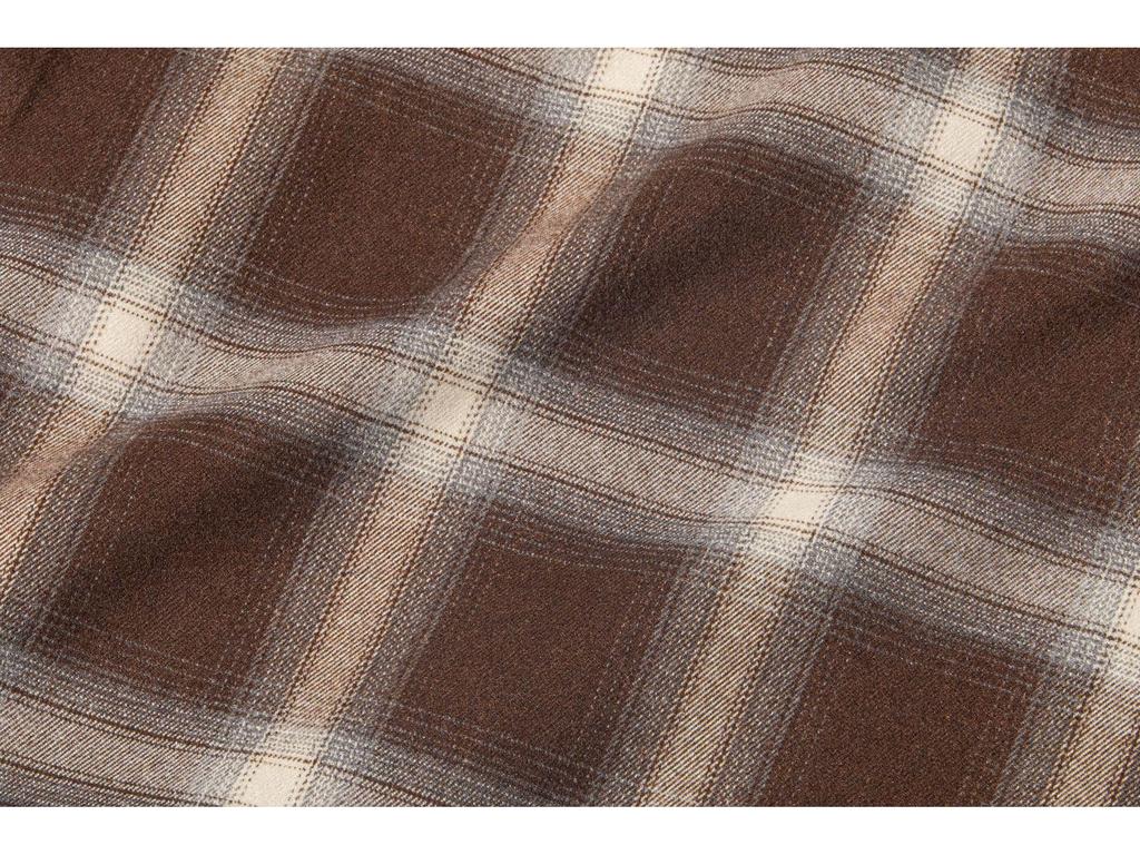 Классическая рубашка чикано в клетку с длинным рукавом и пуговицами в стиле Западного побережья