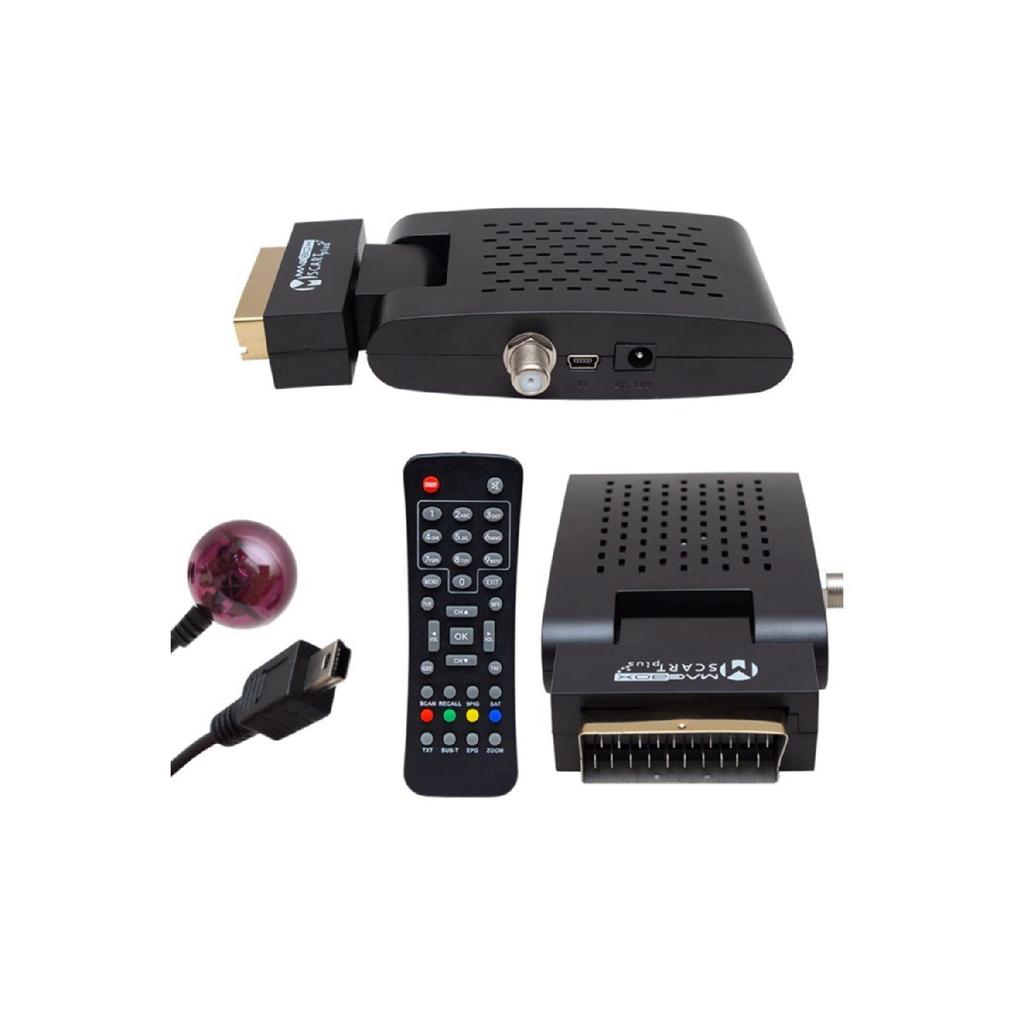 Мини-спутниковый ресивер Sd со Scart Plus Tkgs и входом Scart