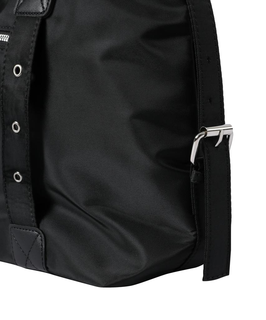 Mucent Doho Metal Logo 4-Way Punched Eyelet Tote Bag Unisex