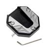 X7JF Aluminum Alloy Motorcycle Bike Kickstand Extender Foot Side Stand Extension Foot Pad Support Plate Motorbike Accessories
