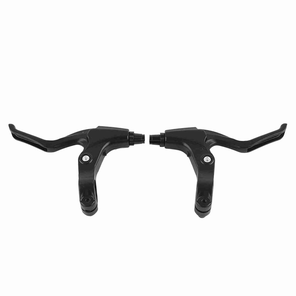 1 Pair Ultralight Aluminum Alloy Bicycle Brake Set Mountain Bike Braking Handles Parts(Black)