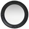 VidaXL Wall Mirror Baroque Style 50 Cm Black 320347