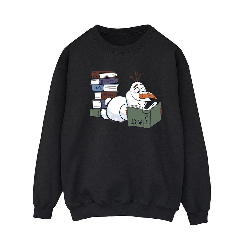 Frozen II Womens/Ladies Olaf Reading Sweatshirt
