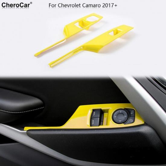 For 2017- Chevrolet Camaro Accessories Window Lift Switch Panel Cover Trims