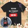 Before You Ask No T Shirt Funny Stateunisext For Humorous Occasions Sarcastic Everyday Life And Leisure Vintage Fashion