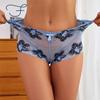Flarixa 3PCS Women Lace Panties Breathable Underwear Floral Undies Sexy Lingerie Transparent Hipster Charming Knickers Girls Briefs