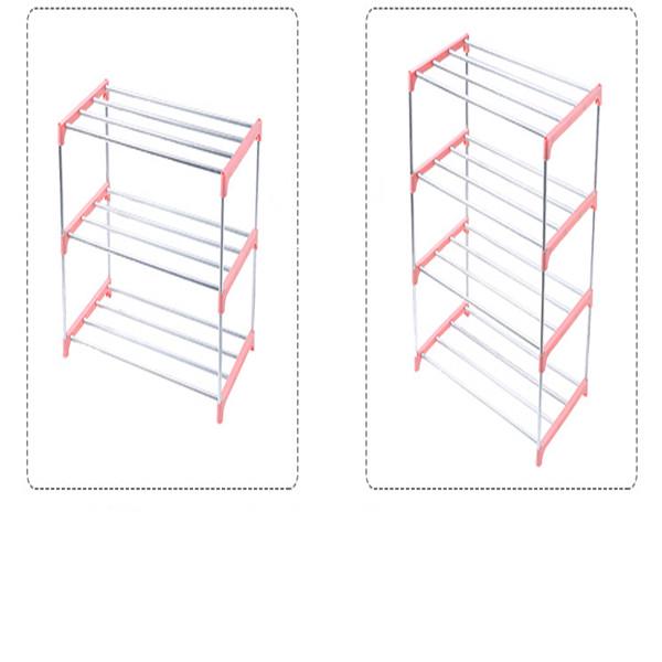 Полка для обуви «сделай сам», стеллаж для хранения, общежитие, бытовой ящик для хранения, полка для обуви, алюминиевая вертикальная полка для обуви