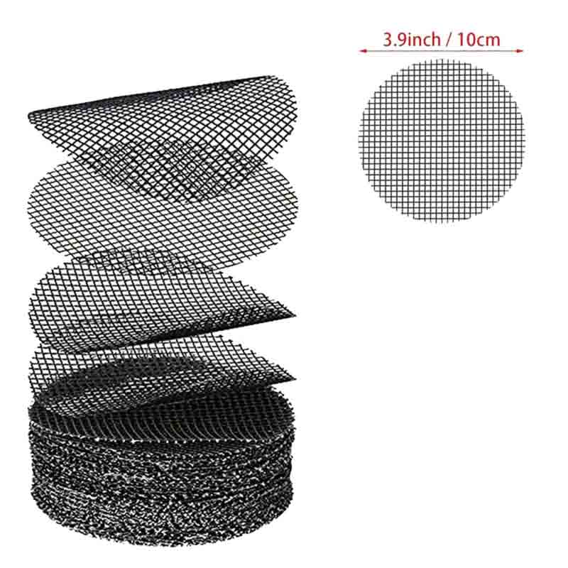 Pot Hole Mesh Pad Mat Grid Round Drainage Hole Screen for Pot Bottom Prevent Soil Loss Anti Bonsai Flower Plant Gardening Tools