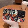 Мягкий чехол с пугающим рисунком черепа для iPhone 16 15 14 12 11 13 Pro Max 14Plus 12 13 Mini 7 8 Plus X XS Max XR задняя крышка