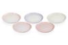 Тарелка Le Creuset Dish Sphere 17 см, набор из 5 штук, розовая коллекция, устойчивая к высоким и низким температурам, для микроволновой печи, можно мыть в посудомоечной машине, жаропрочная тарелка