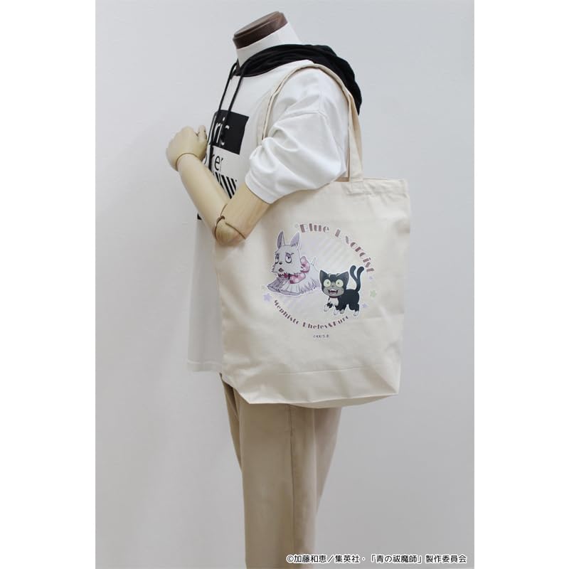 Blue Yuki No Petitchoko Canvas Tote Bag Exorcist Hata-hen
