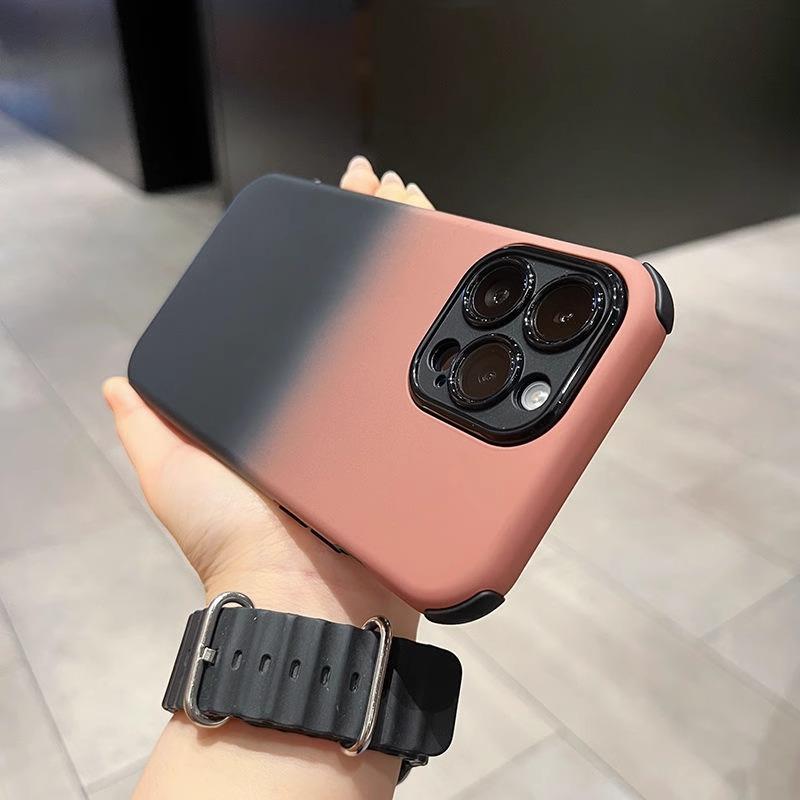 Подходит для чехла для мобильного телефона Apple 15, градиентный, противоударный по четырем углам, для iPhone 14 Pro Max, два в одном, 13, чехол с полной защитой