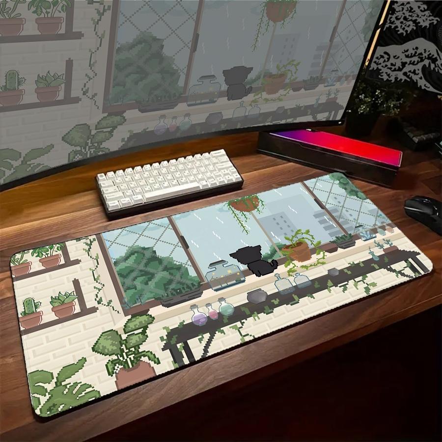 Игровые Аксессуары Кошка Коврик для Мыши Большой Милый Коврик для Мыши Геймерский Коврик для Мыши Игровой Скорость Клавиатура Коврик для Компьютерного Стола