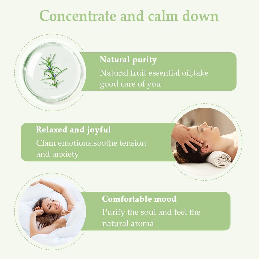 PHATOIL 3 шт. Набор эфирных масел Подарочная коробка Эвкалипт Чайное дерево Эфирное масло розмарина Ароматерапия для свежего воздуха Диффузор Стерилизация Облегчение тела