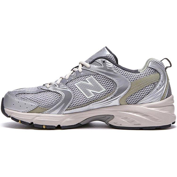 New Balance 530 Silver Khaki Unisex Sneakers White MR530KMW