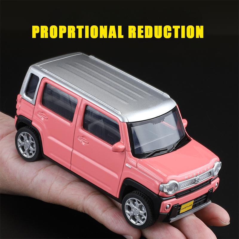 1:43 Suzuki HUSTLER Alloy Diecast Car Metal Vehicle High Simulation Pull Back Children Exquisite Gifts Display Collect Value One