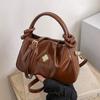 IELGY Portable Cloud Bag Cute Girl Pleated Crossbody Shoulder Bag
