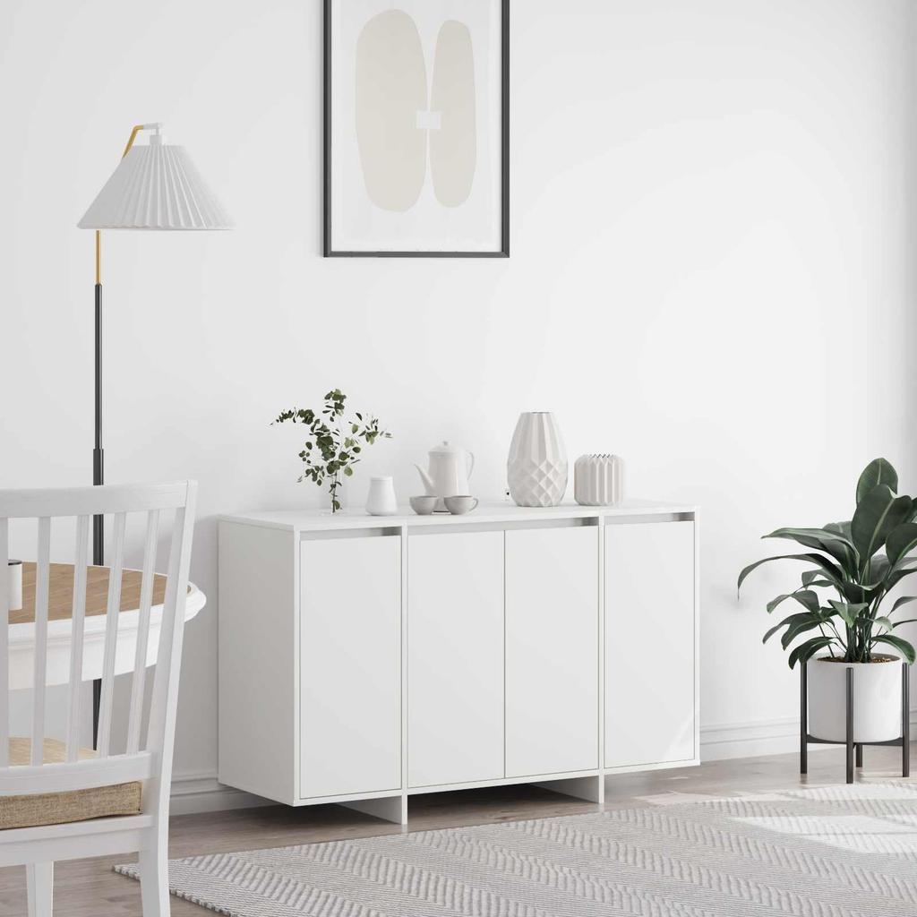 Sideboard White 120 x 41 x 75 cm Particleboard