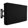30?32in Outdoor TV Cover Black Waterproof Oxford Cloth Television Cover for Outside Flat Screen TV