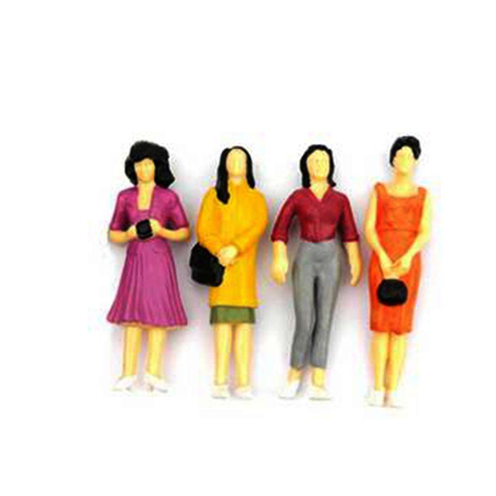 Scale Dollhouse Decorations Model Building Passengers Train Scenery People Figures DIY Character