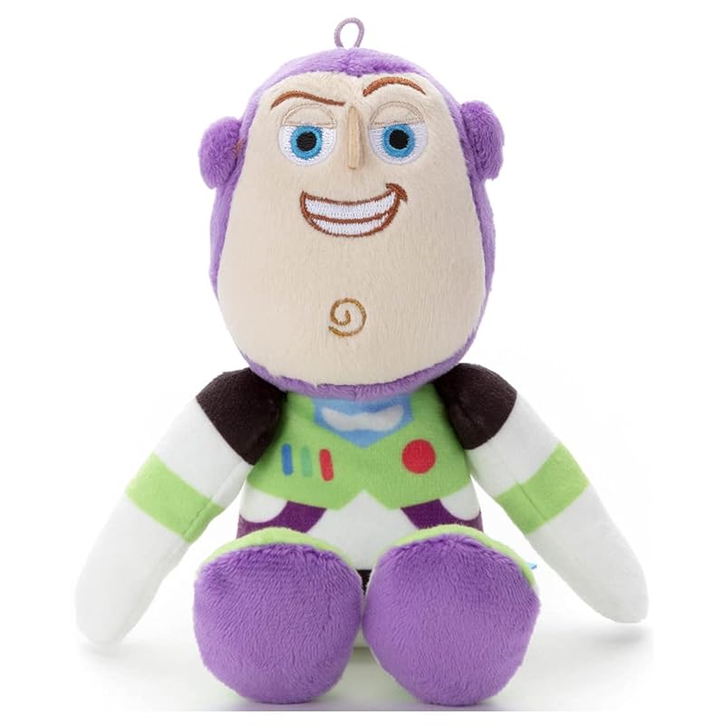 Disney Character Washable Beans Collection Buzz Lightyear Plush Toy, Approximately 16cm Tall