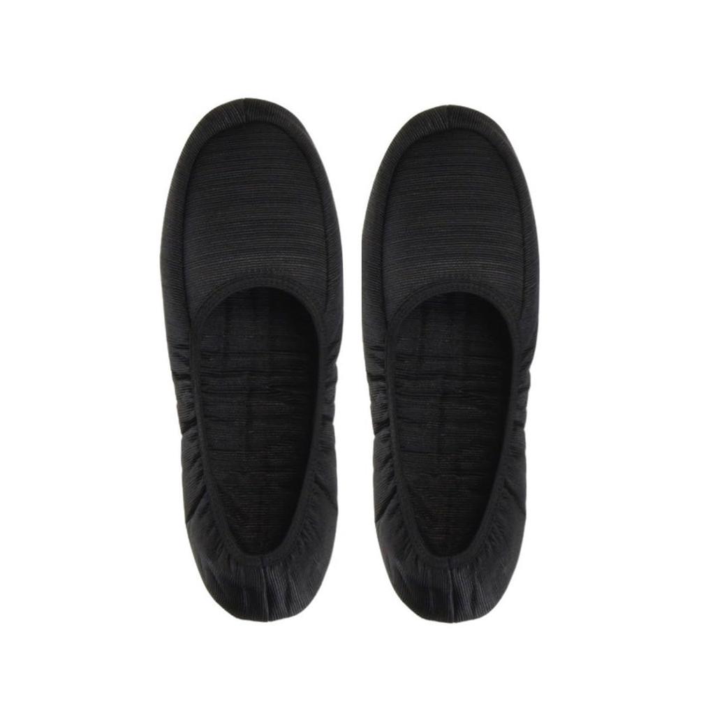 Angel Smile Royal School Гросгрейн Портативные тапочки Размер LL Вышивка с рисунком яхты Темно-синий набор мешочка на шнурке RSSL2023002 LL (Сплошной черный) & (большой)