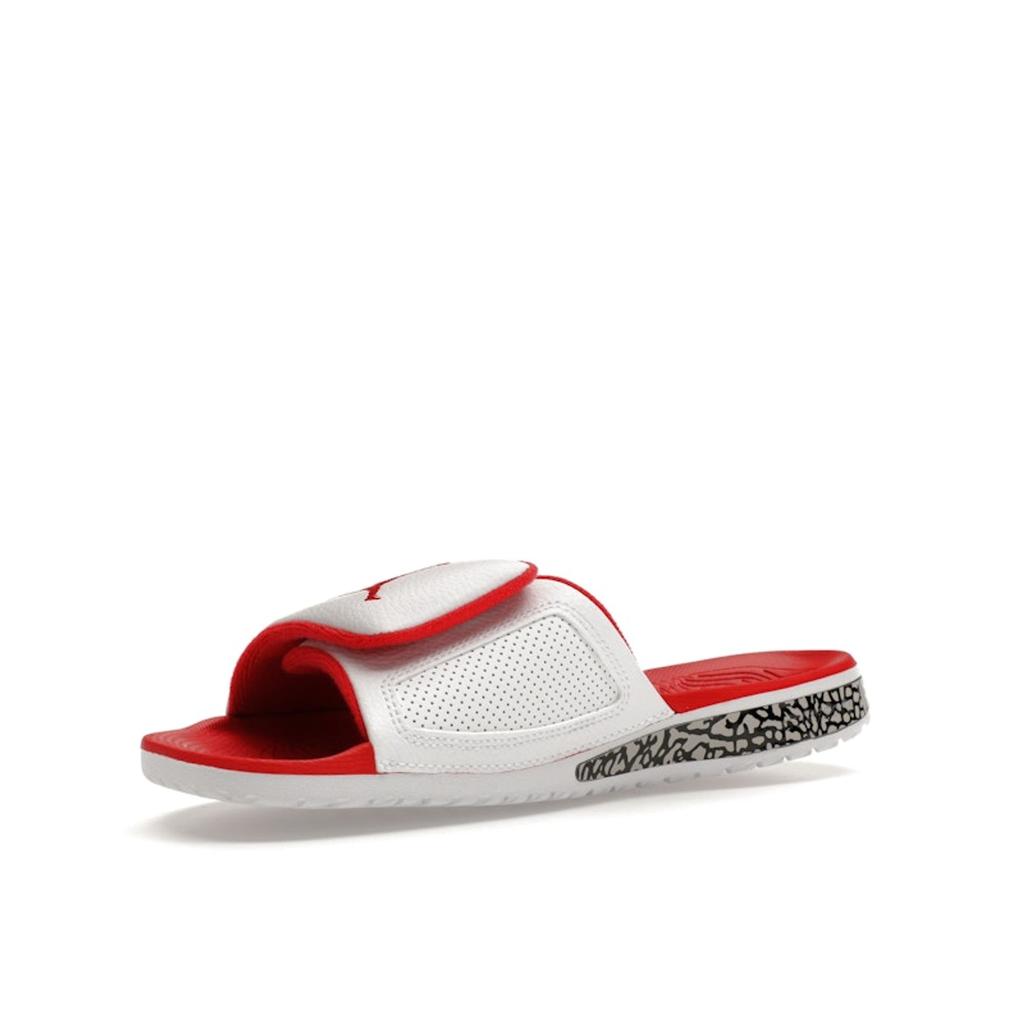 Унисекс сандалии Air Jordan Hydro 3 Fire Red Белый/Огненно-красный/Огненно-красный/Технический серый 854556-116