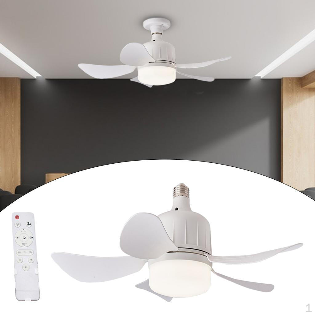 Современный потолочный вентилятор с дистанционным управлением и светодиодной подсветкой с регулировкой яркости для стильной столовой