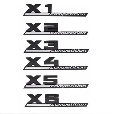3D ABS COMPETITION Эмблема на багажник автомобиля Наклейка Thunder Edition Для M1 M2 M3 M4 M5 M6 M7 M8 X1M X2M X3M X4M X5M X6M X7M X5