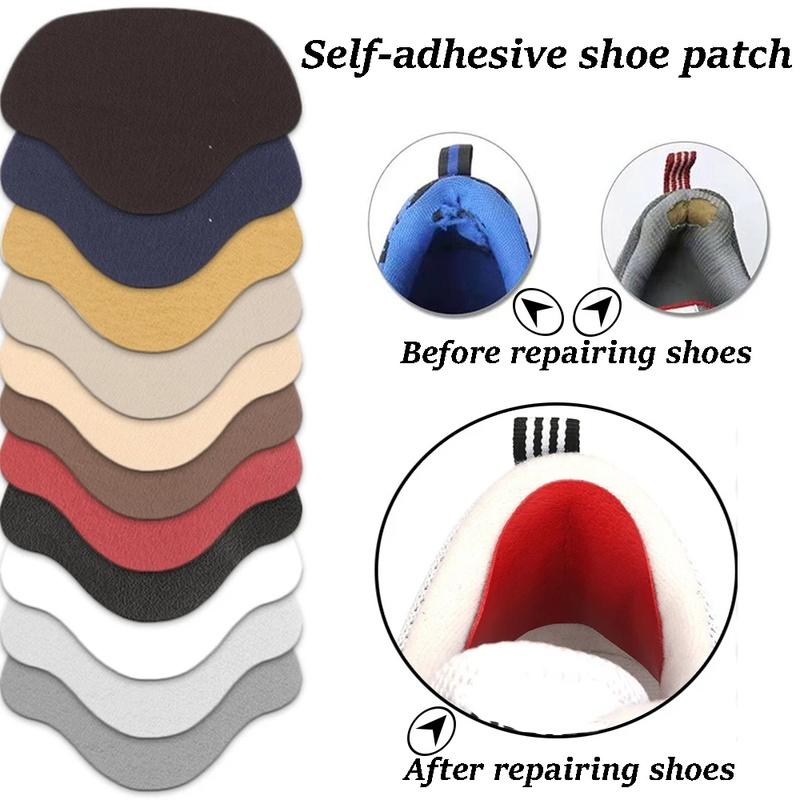 2/4/10 шт. Стельки для ремонта каблука, вспомогательные, липкие, для обуви, с отверстием, наклейка для сапожника, задник, кроссовки с подкладкой против износа, наклейка на задник, уход за ногами