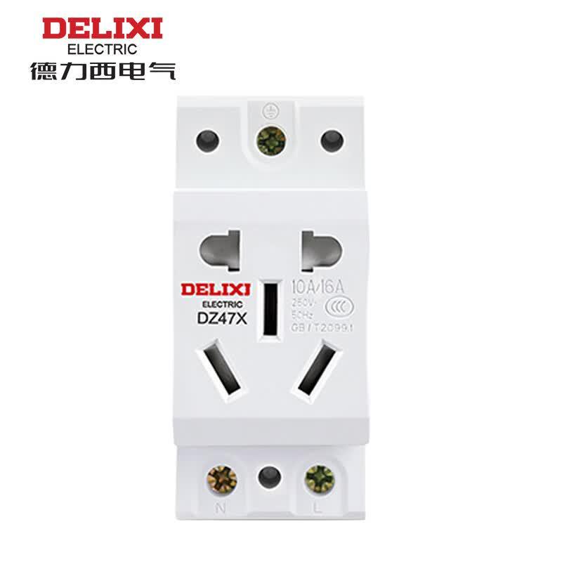 Розетка Delixi DZ47X на DIN-рейку