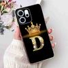 Чехол для Oppo Reno14 F 5G 6.57" Популярный дизайн Буквы A-Z Корона ТПУ Мягкий силиконовый чехол Для телефона Oppo Reno 14F CPH2743