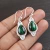 Malachite Earrings, 925 Sterling Silver Jewelry, Gift For Women Handmade Earrings Gemstone Jewelry