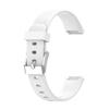 Для Fitbit Luxe Силиконовый Цветная Пряжка Ремешок для Часов, Размер:S(белый)